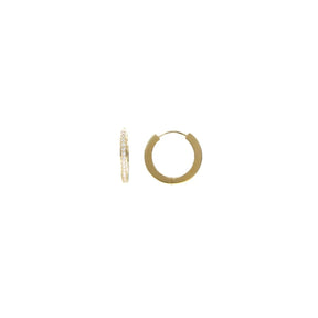 JB Edle Ohrschmuck Creole 585 - 14 Kt Gold 17,0 mm