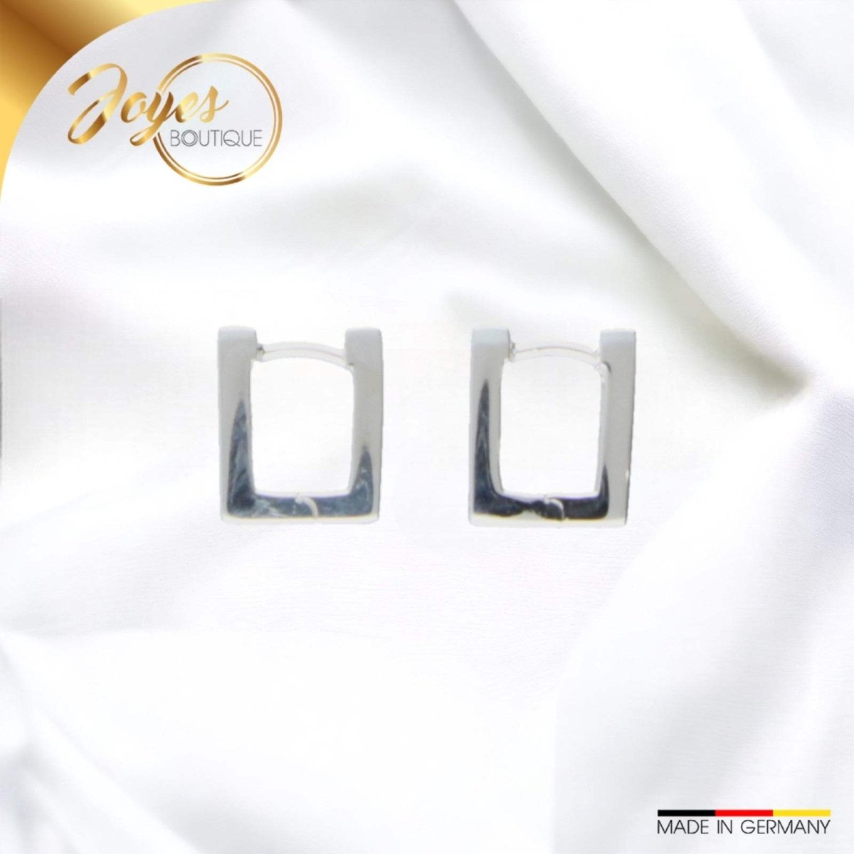 JB Edle Ohrschmuck Creole 925 Silber 10 mm 3,5 g Damen Herren