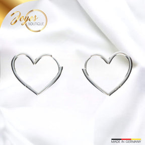 JB Edle Ohrschmuck Creole 925 Silber 15 mm Damen Herren