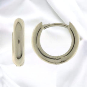JB Edle Ohrschmuck Creole 925 - Silber 2,5 mm 10,5 mm