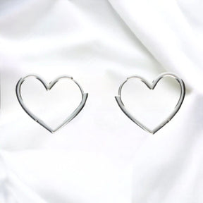 JB Edle Ohrschmuck Creole 925 - Silber 25,0 mm