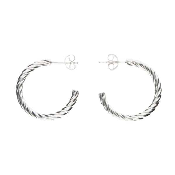JB Edle Ohrschmuck Creole 925 - Silber 26,0 mm