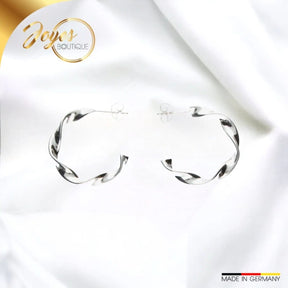 JB Edle Ohrschmuck Creole 925 - Silber 26,0 mm 3,3 g