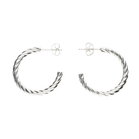 JB Edle Ohrschmuck Creole 925 - Silber 26,0 mm