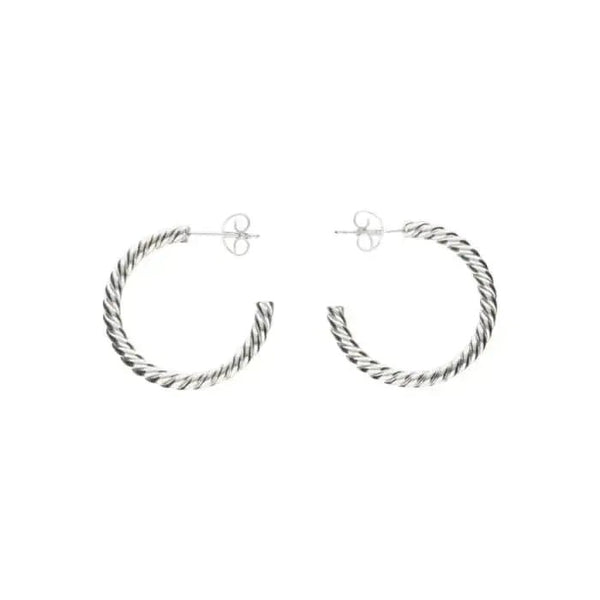 JB Edle Ohrschmuck Creole 925 - Silber 26,0 mm 4,4 g