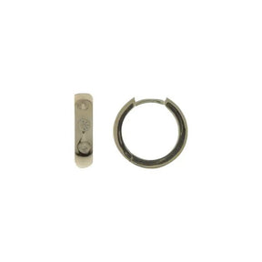 JB Edle Ohrschmuck Creole 925 - Silber 3,9 mm 15,1 mm