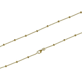 JB Edles Damen Goldarmband Anker Rund 333 - 8 K Gold 19 cm