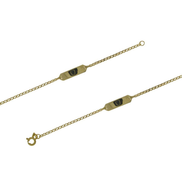 JB Edles Damen ID Goldarmband Panzersteg 8 Karat 1,6 g