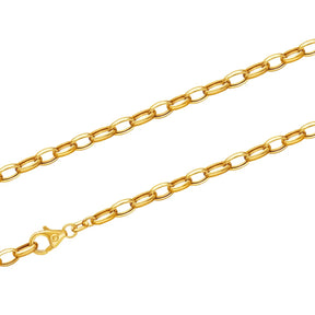 JB Edles Unisex Goldarmband Erbs hohl 4,5 mm 585 - 14 Kt 18 cm