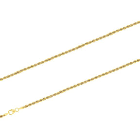 JB Edles Unisex Goldarmband Kordel hohl 2.7 mm 333 - 8 Karat 19 cm