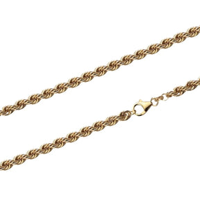 JB Edles Unisex Goldarmband Kordel Hohl 4,4 mm 333 - 8 K Gold 19 cm