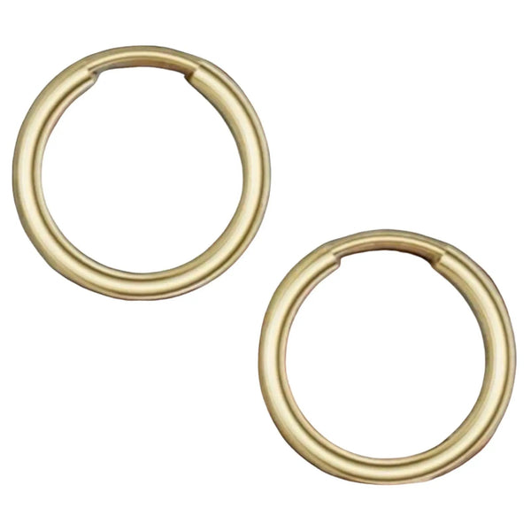 JB Paar Creolen 333 8 Karat Gelbgold Ohrringe 2,0mm 13,0mm