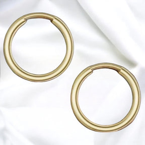 JB Paar Creolen 333 8 Karat Gelbgold Ohrringe 2,0mm 13,0mm