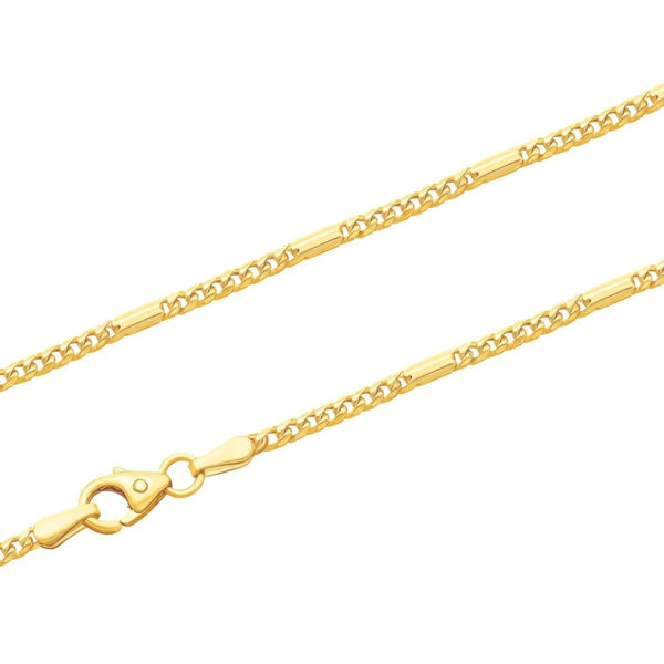 JB Unisex Goldarmband Fantasie Kettenbreite 2,0 mm 333 - 8 Kt 19 cm