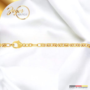 JB Unisex Goldarmband Königskette 2,8 mm 333 8 Karat Gelbgold