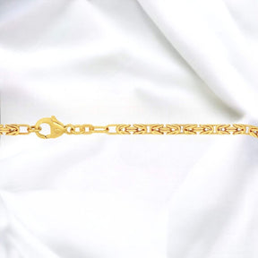 JB Unisex Goldarmband Königskette 2,8 mm 333 8 Karat Gelbgold