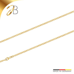 JB Unisex Goldarmband Panzer 2,7 mm 333 8 Karat Gelbgold
