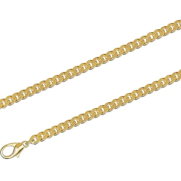 JB Unisex Goldarmband Panzer Kettenbreite 5,4 mm 333 - 8 Kt 19 cm