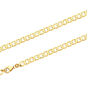 JB Unisex Goldarmband Panzer weit 6,7 mm 333 - 8 Kt 19 cm