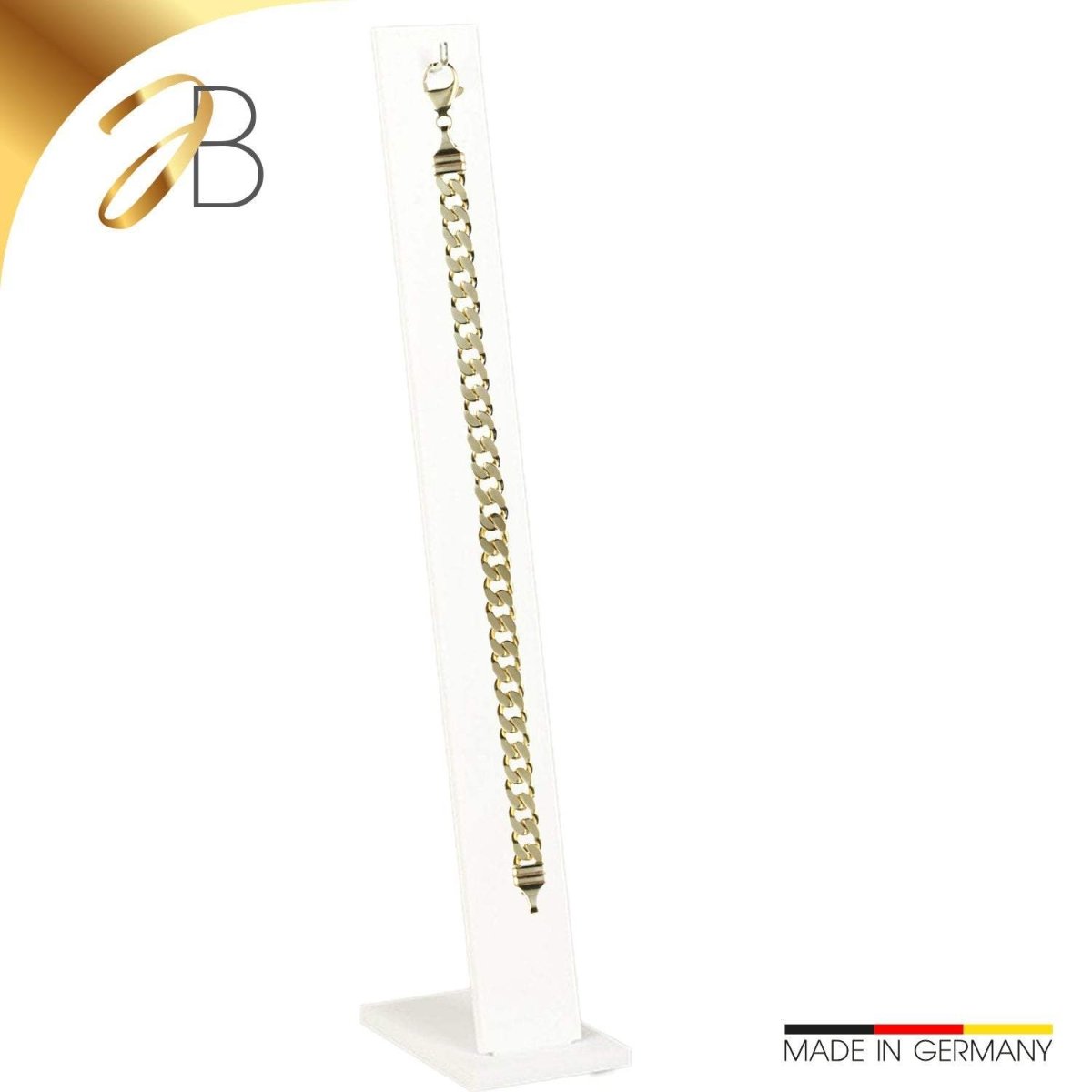 JB Unisex Goldarmband Panzerkette 6,3 mm 333 8 Kt 19 g