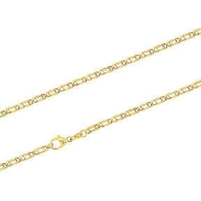 JB Unisex Goldarmband Tigerauge Hohl 3,8mm 333 8K Gold