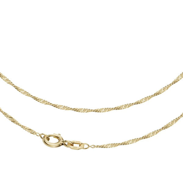 Singapurkette 1,4 mm 375er Gold 18398966