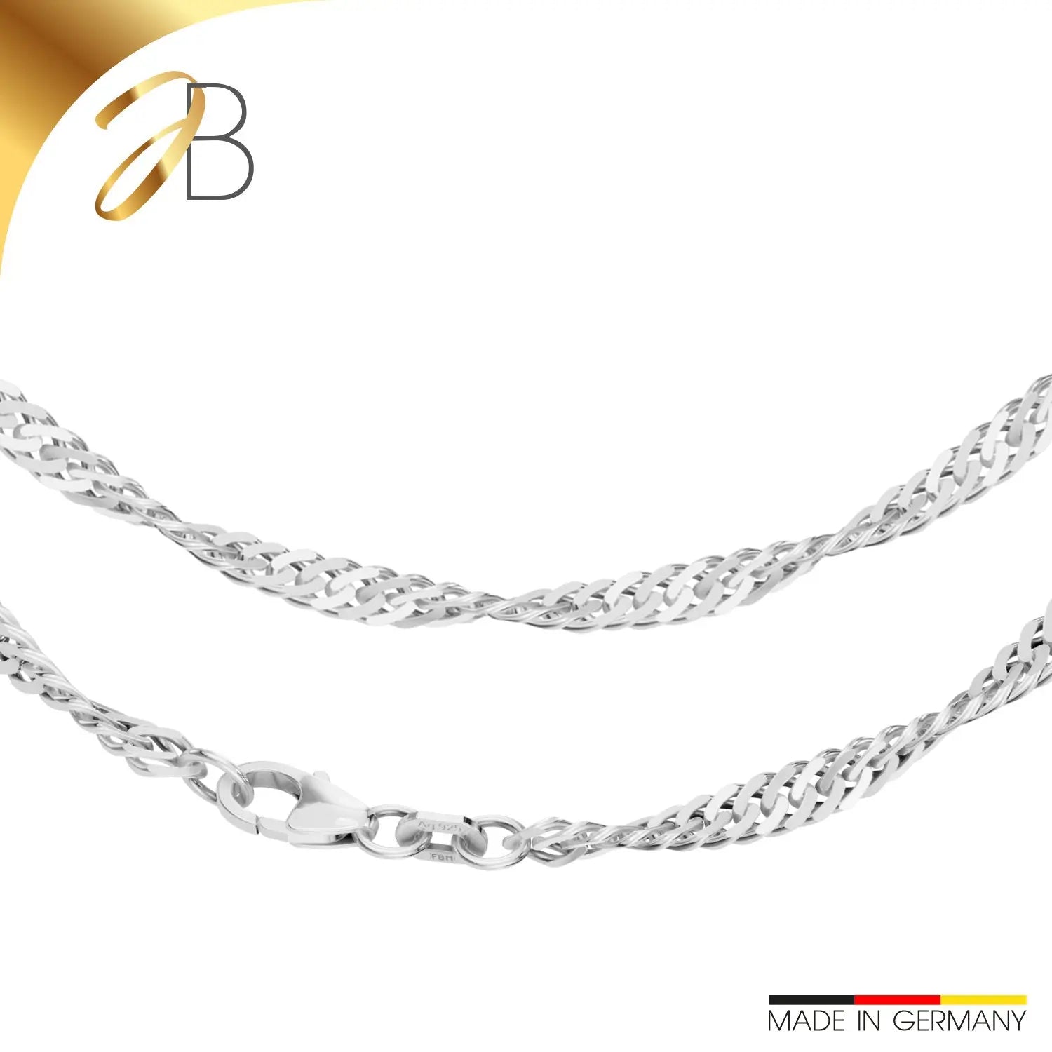 Singapurkette 3,8 MM 925er Silber 18411680