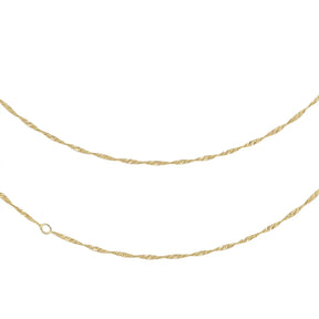 Singapurkette Fußkette 1,4 mm 333er Gold 18411190