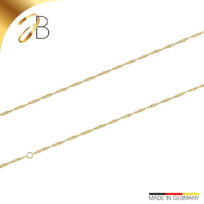 Singapurkette Fußkette 1,4 mm 333er Gold 18411190